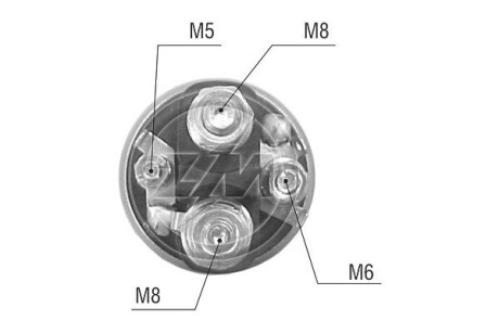 Втягивающее реле стартера ERA ZM37891