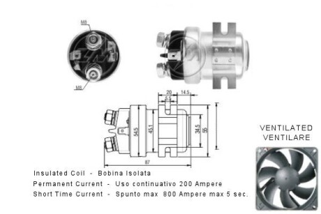 Втягуюче реле стартера ERA ZM403