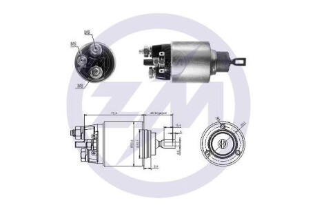 Втягуюче реле стартера ERA ZM5381