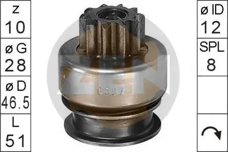 Бендикс стартера ERA ZN0597