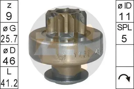 Бендикс стартера ERA ZN1763