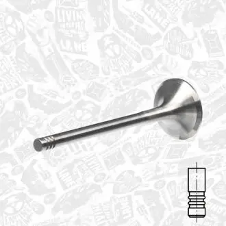 Выпускной клапан ET ENGINETEAM VE0016