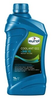 1л Coolant -36 антифриз зелений G11, VW TL-774 C (G11) BS 6580 MAN 324 Typ NF MB 326.2 Eurol E504010