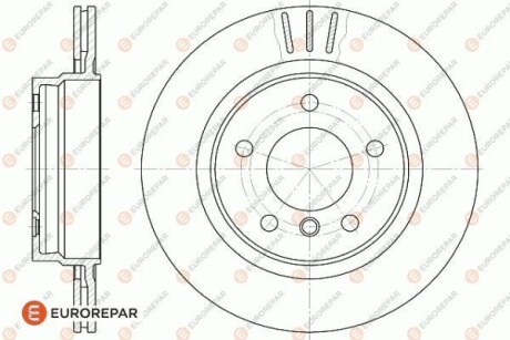 Тормозной диск Eurorepar 1618879980