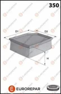 Фильтр салона Eurorepar 1667447380