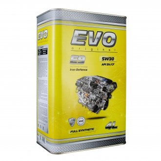 Моторное масло E9 5W-30 SN/CF 4Lx4 EVO E9 4L 5W-30 (фото 1)