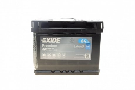 Аккумуляторная батарея EXIDE EA640 (фото 1)