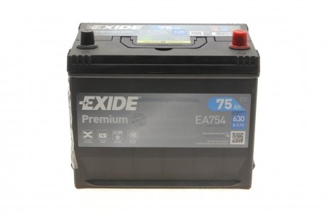 Аккумуляторная батарея EXIDE EA754 (фото 1)