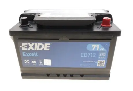 Аккумулятор EXIDE EB712