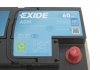 Аккумуляторная батарея EXIDE EK600 (фото 2)
