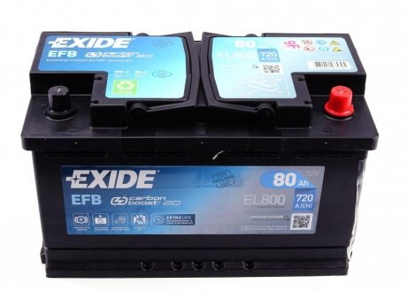 Аккумуляторная батарея EXIDE EL800 (фото 1)