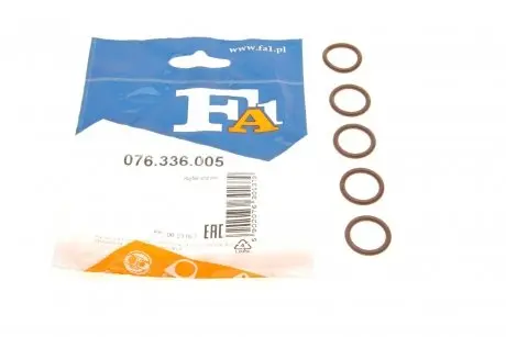 Прокладка турбіни ущільнююча Renault Megane II/Kangoo 1.5D 07- (15.5x2.65) (к-кт 5шт) FA1 076.336.005