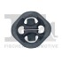 FISCHER VW кріплення глушника AUDI SKODA Favorit -95, Felicia -01 (мат. EPDM) FA1 113-714 (фото 1)