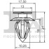 Кліпса кріплення обшивки дверей (к-кт 5 шт) VW T5/T6 03 FA1 11-40003.5 (фото 2)