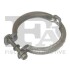 FISCHER OPEL Хомут ASTRA G 2.0 99-, VECTRA B 2.2 97- (OE - 2094032,2094929,24436223,90570850) FA1 124-857 (фото 1)