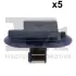 Кліпса кріплення (к-кт 5 шт) Citroen Jumpy 16-/Renault Megane 09- FA1 21-40010.5 (1222141, 24405740, 7703077477) (фото 1)