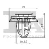Кліпса кріплення обшивки (к-кт 10 шт) Citroen Jumper/Peugeot Boxer/Fiat Ducato 01-06 FA1 21-40012.10 (71728806, 856543) (фото 2)