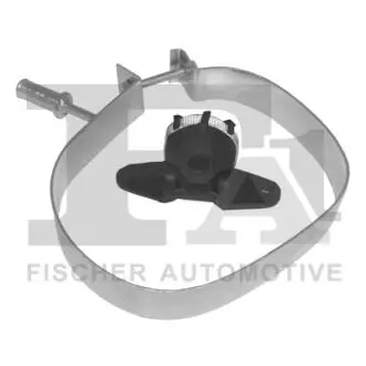 FISCHER CITROEN Обойма глушника (Неіржавна сталь) + подушка C3 Picasso 02/2009- PEUGEOT 207 02/2006- FA1 219-803