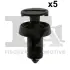 Кліпса кріплення обшивки (к-кт 5шт) Renault Trafic 14-/Fiat Panda 12- FA1 33-30002.5 (4414666, 51761163, 7703072361) (фото 1)