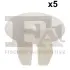 Кліпса кріплення (к-кт 5шт) VW Caddy 82-/Citroen Jumper 06- FA1 33-60003.5 (06106714AA, 14115980, 155809966) (фото 1)
