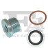 FISCHER OAS080 Масляная пробка + 2 шайбы M22x1.5 L=14 DIN 908 W=10 мм, Fiat, Cu (OE - 06080420607,06561900718,06566310110) FA1 445.410.021 (фото 1)