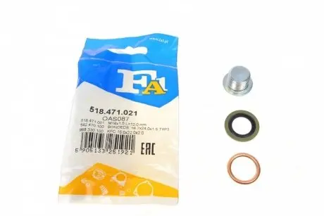 Пробка поддона масляного M16x1.5 L=12 FA1 518.471.021
