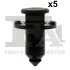 Кліпса кріплення бампера переднього (к-кт 5шт) Subaru Forester 02- FA1 72-20002.5 (909140007) (фото 1)