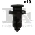 Кліпса кріплення обшивки (к-кт 10шт) Nissan Pathfinder/Qashqai/X-Trail 05- FA1 72-30003.10 (0155309241, 57728AC090) (фото 1)