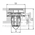 Кліпса кріплення (к-кт 5 шт) Nissan Qashqai 06-/X-Trail 07- FA1 75-40006.5 (0155309791, 0155330001) (фото 2)