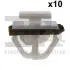 Кліпса кріплення накладки порога (к-кт 10шт) Hyundai Santa Fe/Tucson/Kia Sportage 01-15 FA1 89-40003.10 (877562E000) (фото 1)