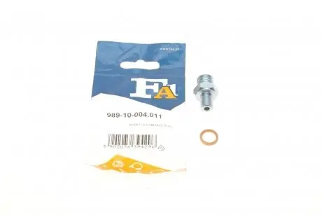 Штуцер з чорного металу з нанесеною різьбою FA1 989-10-004.011