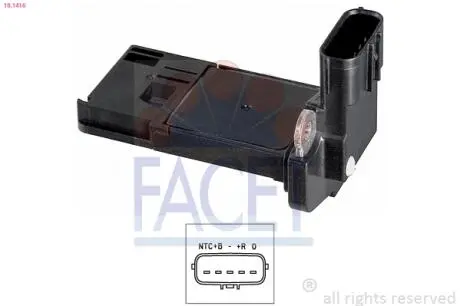 Датчик масової витрати повітря FACET 10.1416