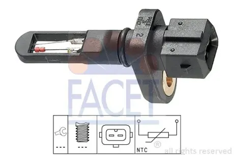 Датчик температуры воздуха FACET 10.4001