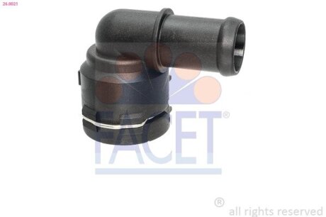 Фланец системи охлаждения Audi A3 (03-13)/VW Golf (04-13)/Skoda Octavia (04-13) FACET 260021