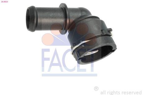 Фланец системи охлаждения Audi A1, A3 (03-13)/VW Golf (03-17)/Skoda Octavia (04- FACET 260023