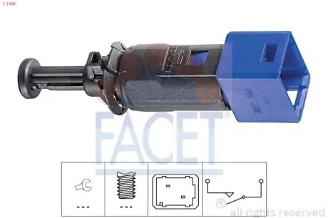 Датчик стоп-сигнала Kangoo 97-/Laguna 01- FACET 7.1195