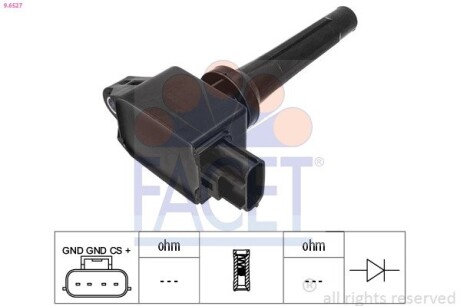 Котушка запалювання FACET 9.6527