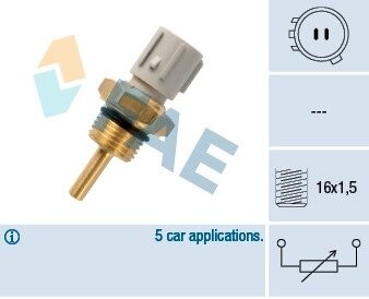 Датчик температури охолоджувальної рідини FAE 32590