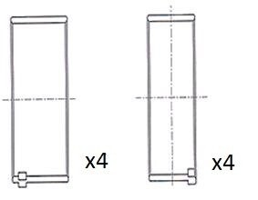 Вкладиши шатунні STD Psa 2.0HDI DW10A/B FAI AutoParts BB2069-STD