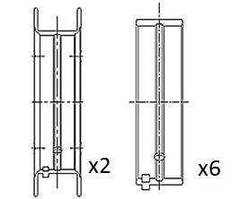 Вкладиші корінні +0.50 Opel 1.0 16V X10XE/Z10XE FAI AutoParts BM1016-050