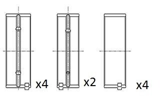 Вкладиши корiннi (.010") Ford 1.8D/TD/Tdci FAI AutoParts BM1043-010