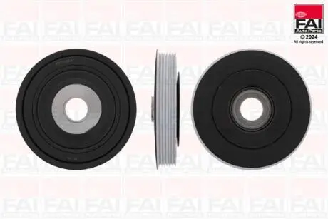 FAI CITROEN Шкив к/вала.C1,C2,C3,Peugeot 1007 1.4HDi FAI AutoParts FVD1006