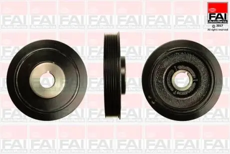 Шків колінвала Citroen/Fiat/Peugeot 1.9D/2.0HD 98- FAI AutoParts FVD1007