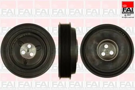 Шкив коленвала Transit 2.4TDCi 06- FAI AutoParts FVD1010