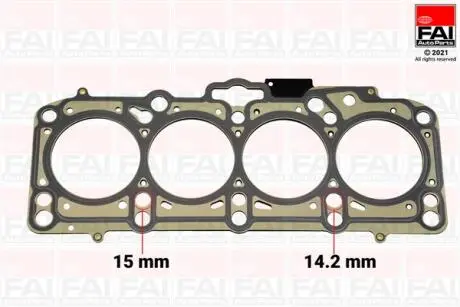 Прокладка Г/Б Skoda Fabia 1.9SDi 99-06 FAI AutoParts HG1012