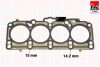 Прокладка Г/Б Audi/VW 1.9SDI/TDI AHF/AGR MLS MOT- 2! 1.63MM FAI AutoParts HG1012A (фото 1)