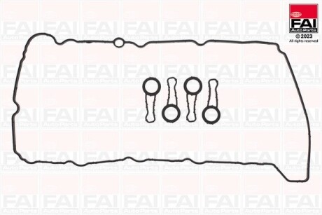 FAI BMW К-т уплотнит.прокл.крышки гол.блока цил. BMW E90 318d/320d FAI AutoParts RC1756K