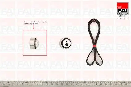 FAI К-т ГРМ (рем.+ ролик) Citroen Berlingo 1.4, Xara,Saxo,Ax,Bx,Zx FAI AutoParts TBK09
