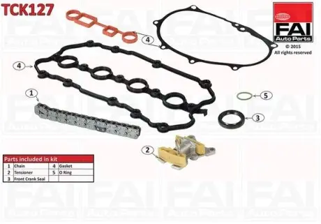 Комплект цепи ГРМ FAI AutoParts TCK127
