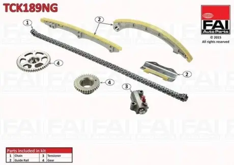 Комплект цепи ГРМ FAI AutoParts TCK189NG